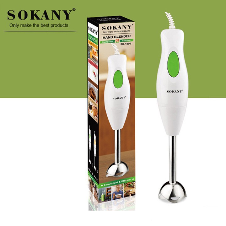 Máy Xay Sinh Tố Đa Năng Cầm Tay Chính Hãng SOKANY SK1800