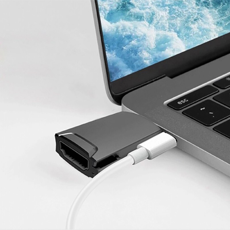 USB 3.1 USB-C Hub to HDMI Adapter (DP Alt e) for Apple the New Macbook Chromebook