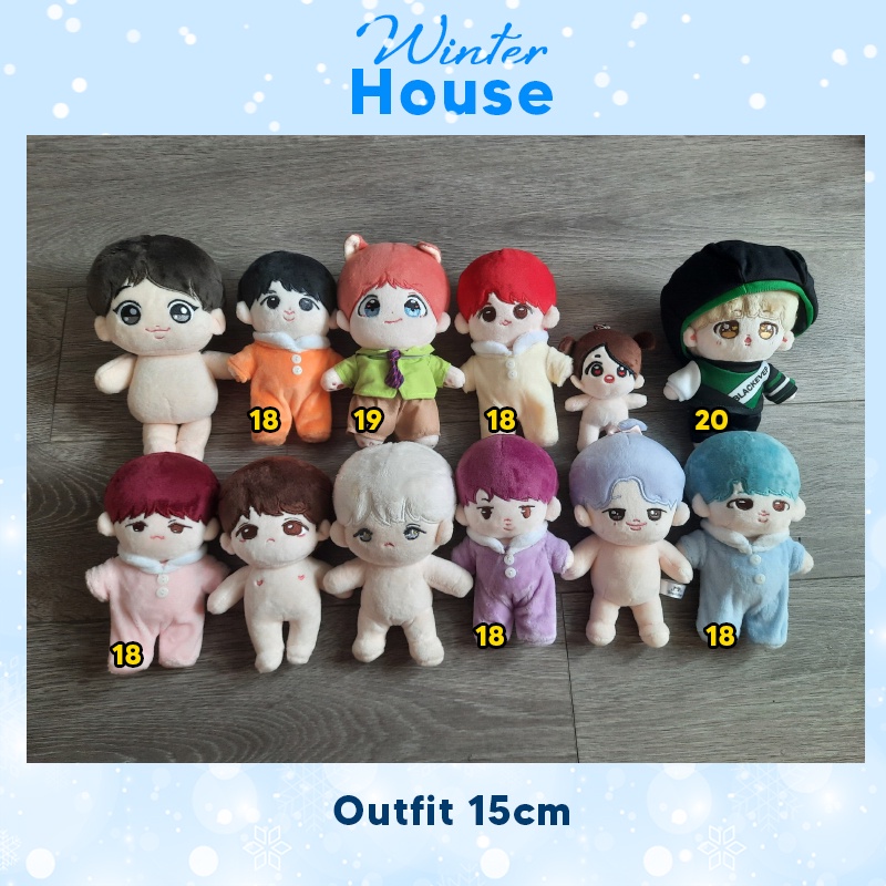 Quần áo búp bê outfit doll 15cm