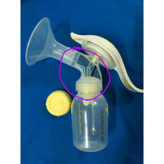 Cổ nối phễu máy hút sữa Medela Swing hoặc Harmony loại trong suốt