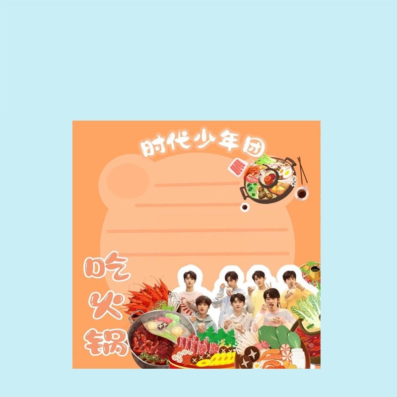 Set 15 tấm ghi chú TNT Thời Đại Thiếu Niên Đoàn Idol thần tượng hoa ngữ