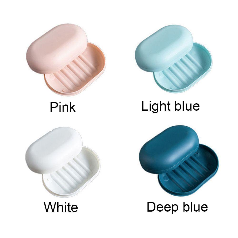 Set 4 Hộp Đựng Xà Phòng Có Nắp Đậy Tiện Dụng Khi Đi Du Lịch