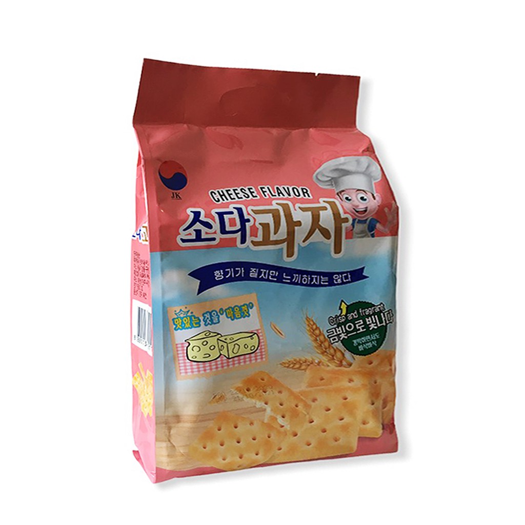 [Hàng Nhập Khẩu] Bánh Quy Soda Ăn Kiêng JK Hàn Quốc 420G