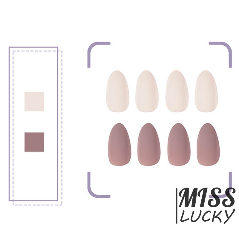 Set 24 Móng Giả Dùng Trang Trí Móng Nghệ Thuật Diy