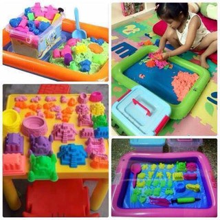 BỘ Đồ Chơi Cát Động Học Cho Bé