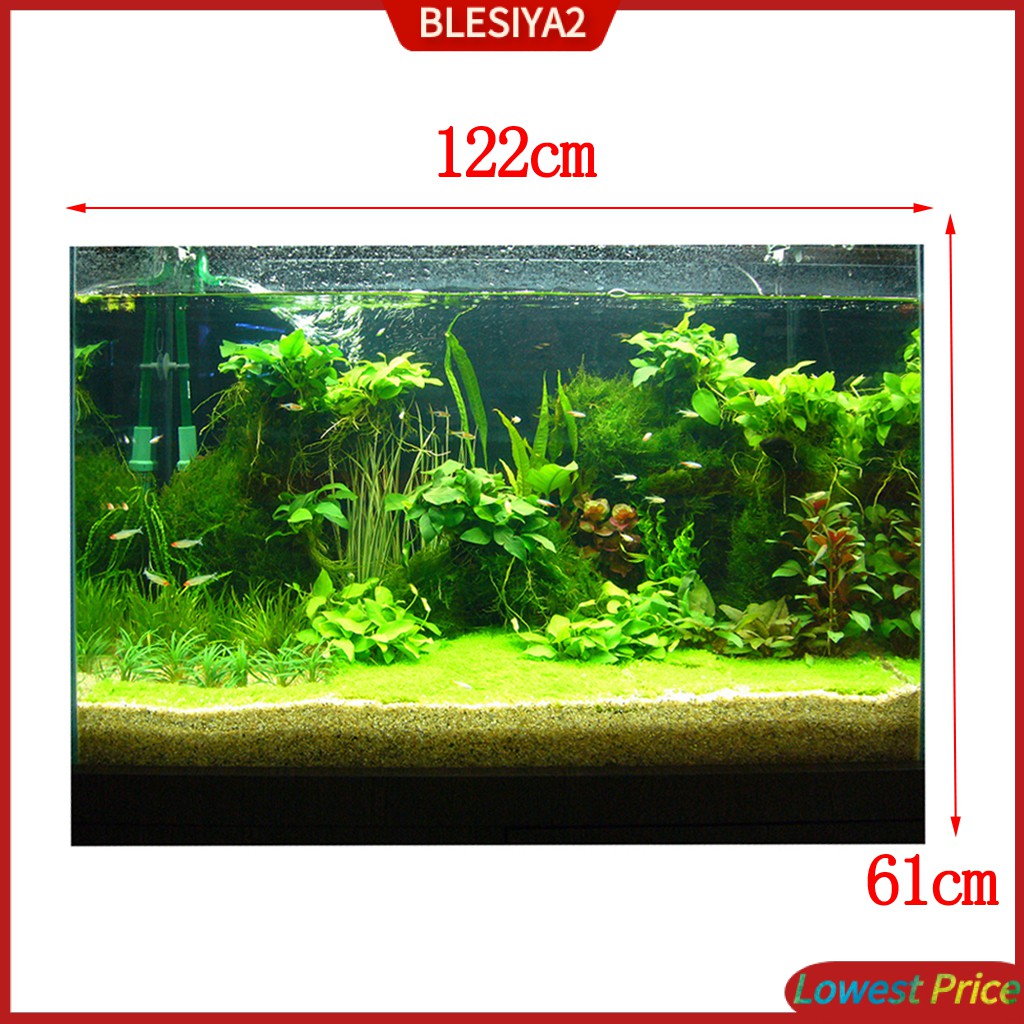 [Blesiya2] Phông Nền Bể Cá 3D Tĩnh Điện 61x30cm