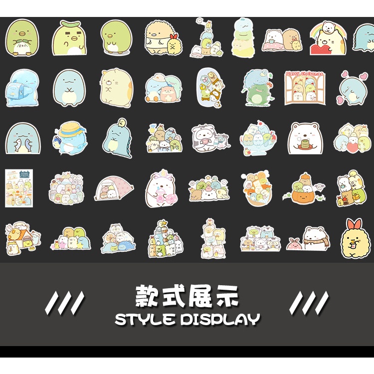 Sticker MÈO Ú dán Nón Bảo Hiểm Nhãn Dán Chống Thấm Nước Sticker Hoạt Hình animal Dán Laptop Điện thoại