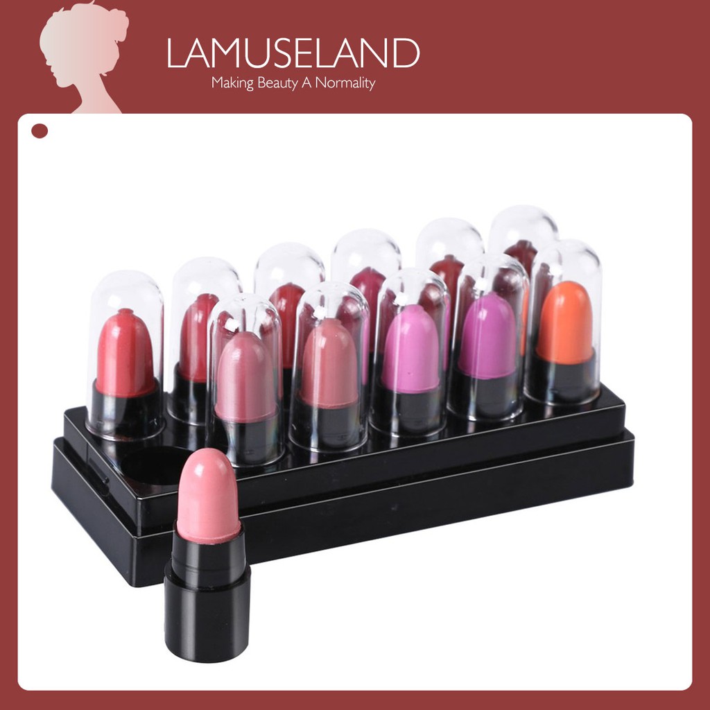 Set 12 Son Môi HengFang 9022 Mini Kháng Nước Thời Trang 53g