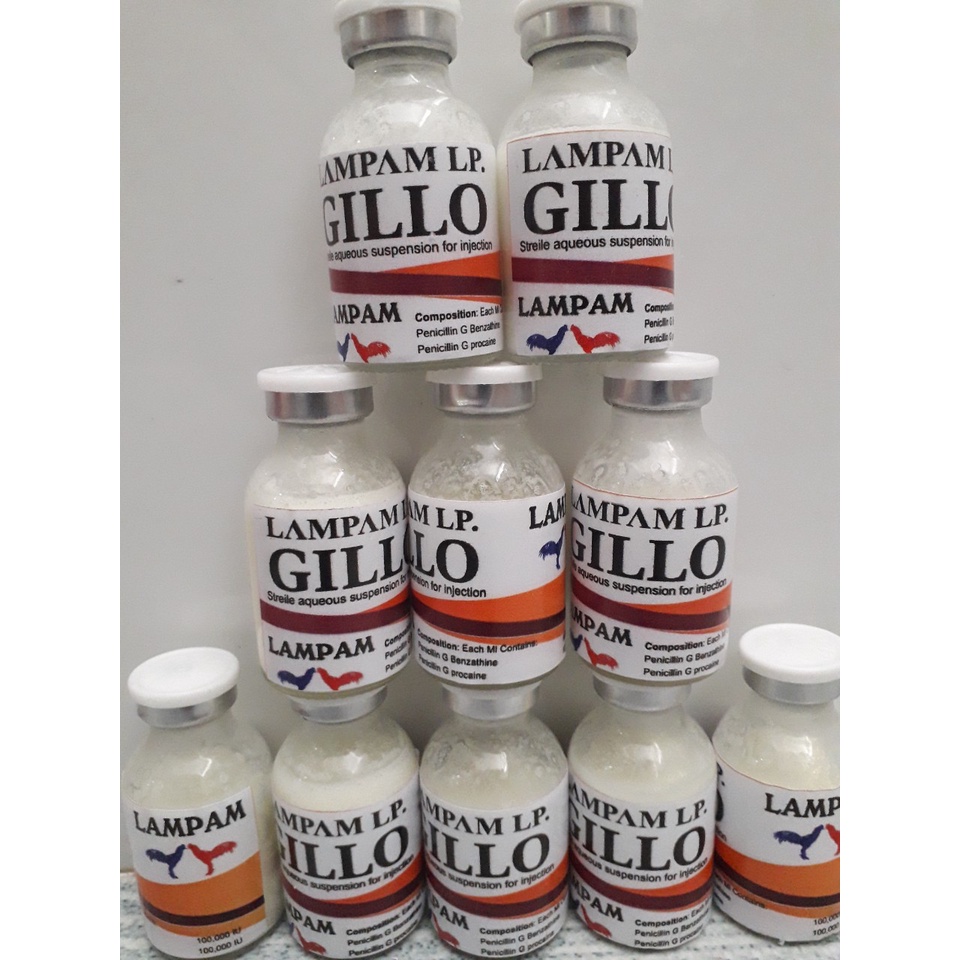 Gillo Lampam 20ml, 100ml. Bách bệnh trên gà đá