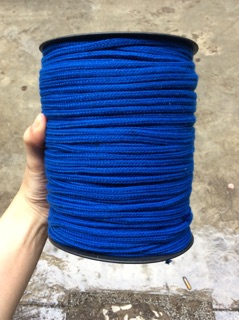 1kg dây thừng macrame cotton màu dạng dệt
