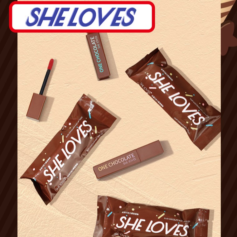 [Hàng mới về] Son Kem Bóng She Loves 8 Màu Tùy Chọn | BigBuy360 - bigbuy360.vn