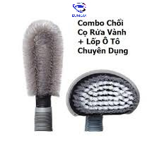 COMBO CHỔI CỌ RỬA VÀNH LAZALANG + BÀN CHẢI VỆ SINH BÁNH XE CHUYÊN NGHIỆP