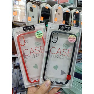 (MẪU MỚI) Ốp lưng Likgus trong Suốt viền màu IPhone X/XS/XR/XS Max Chính hãng