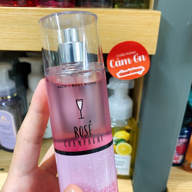 Xịt thơm Bath &amp; Body Works - Rosé Champagne ( 236mL )