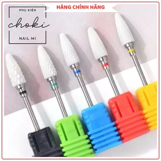  Đầu mài sứ dũa phá móng sơn gel CHOKI NAIL MI dụng cụ nail chuyên nghiệp