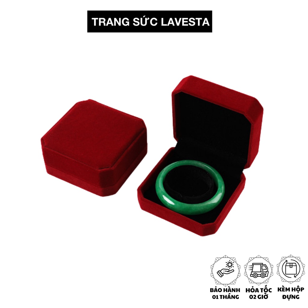 Hộp đựng trang sức nhung, Lavesta cao cấp màu đỏ sang trọng