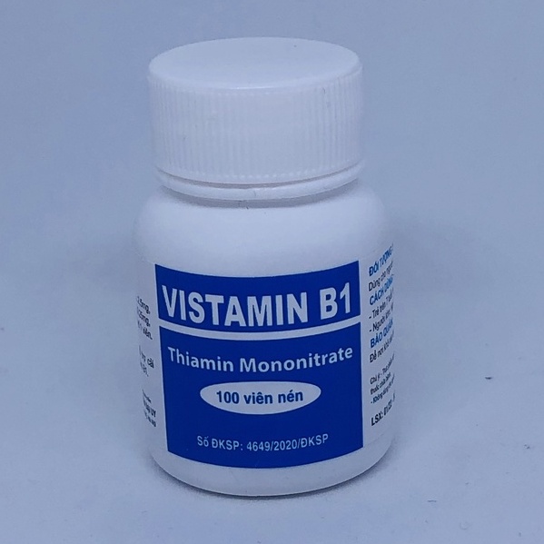 Viên uống bổ sung vitamin B1 - Vistamin B1 hộp 100 viên