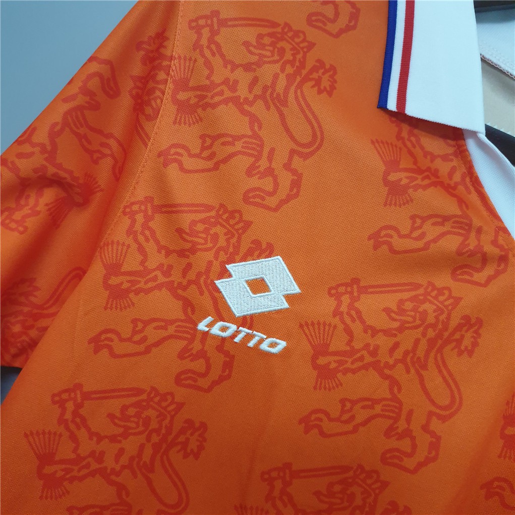 1995 Hà Lan Home Away Orange Holland Retro Bóng đá Jersey Bóng đá