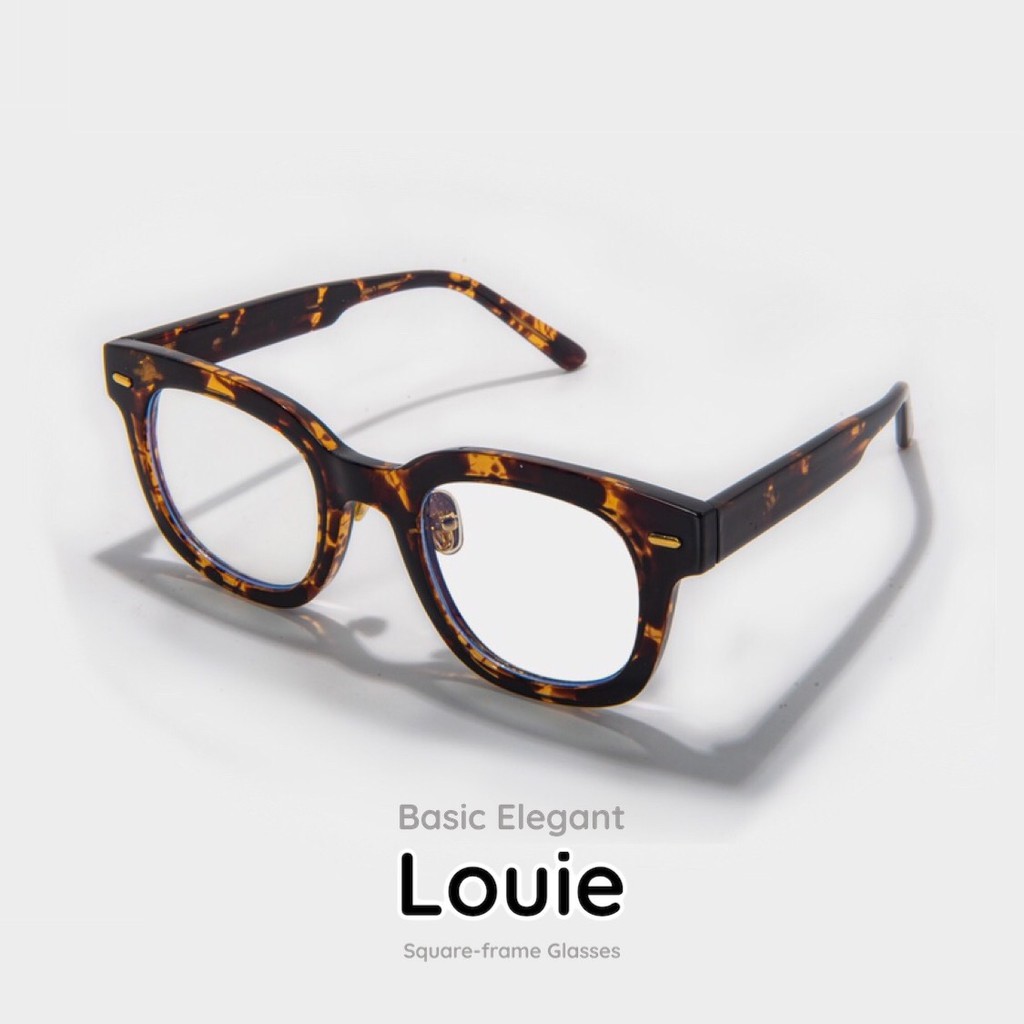 Gọng kính cận mắt tròn thời trang nam nữ local brand Iconic GLSS Vietnam, tròng mắt không độ chống tia UV trend 2021