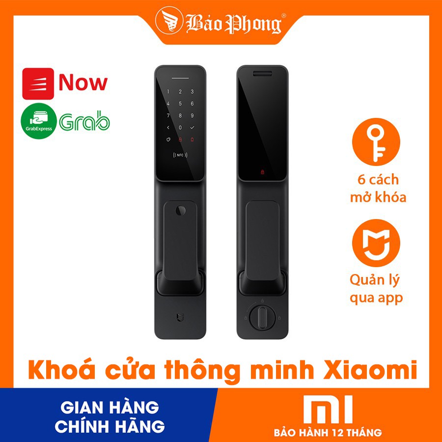 Khoá cửa vân tay thông minh Xiaomi Mijia smart door lock push-pull Khóa điện tử an toàn smart home điều khiển từ xa xịn