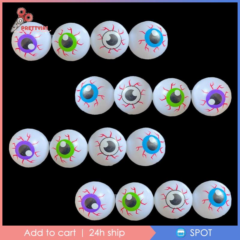 1 [Prettyia1] Mắt Nhựa Hóa Trang Halloween Cho Búp Bê