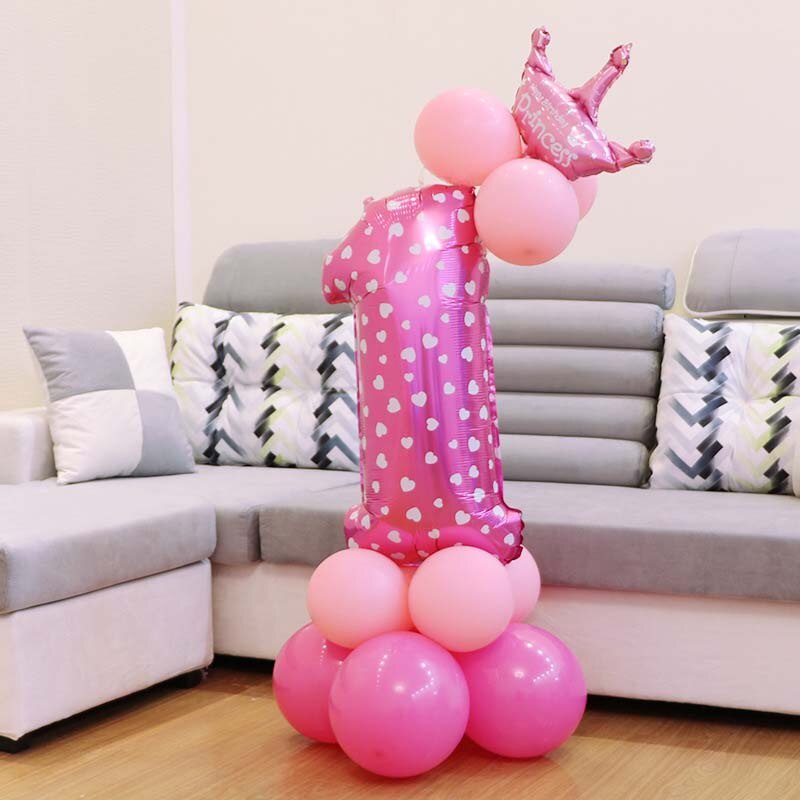 Bộ 12 Bong Bóng Lá Nhôm 32&quot; Dùng Trang Trí Tiệc Sinh Nhật