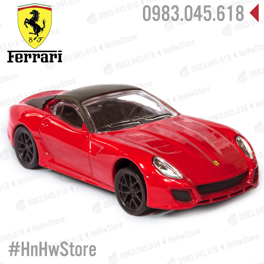 Xe đồ chơi ô tô Mô hình Hot Wheels Ferrari 599 GTO 1/43 hotwheels