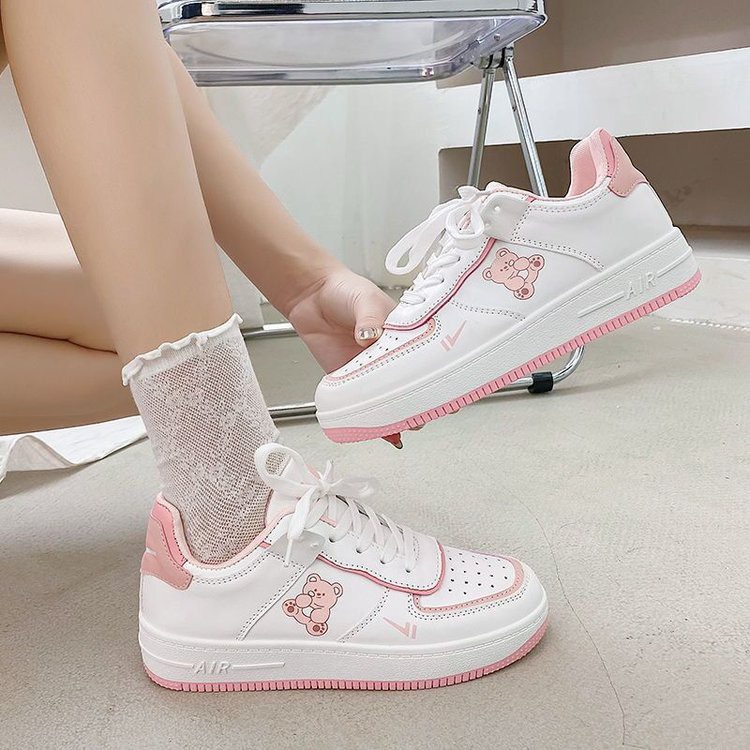 Giày Thể Thao Nữ thời trang MWC giày sneaker hình gấu siêu xinh siêu HOT NUTT- 0572