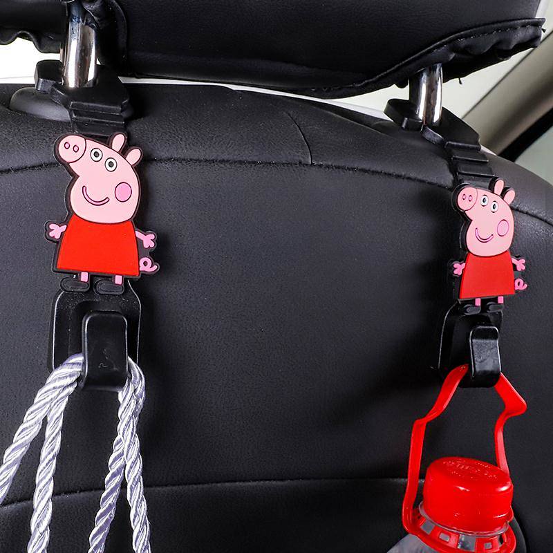 Car Hook Cute Cartoon Car Interior Seat Back Creative Multi-Functional Storage Indoor Hook Car Supplies Auto department store supplies