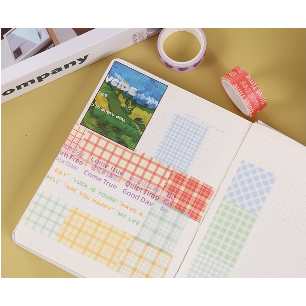 Washi tape set 3 cuộn trang trí sổ tay WS01 - Băng keo họa tiết trái cây dễ thương