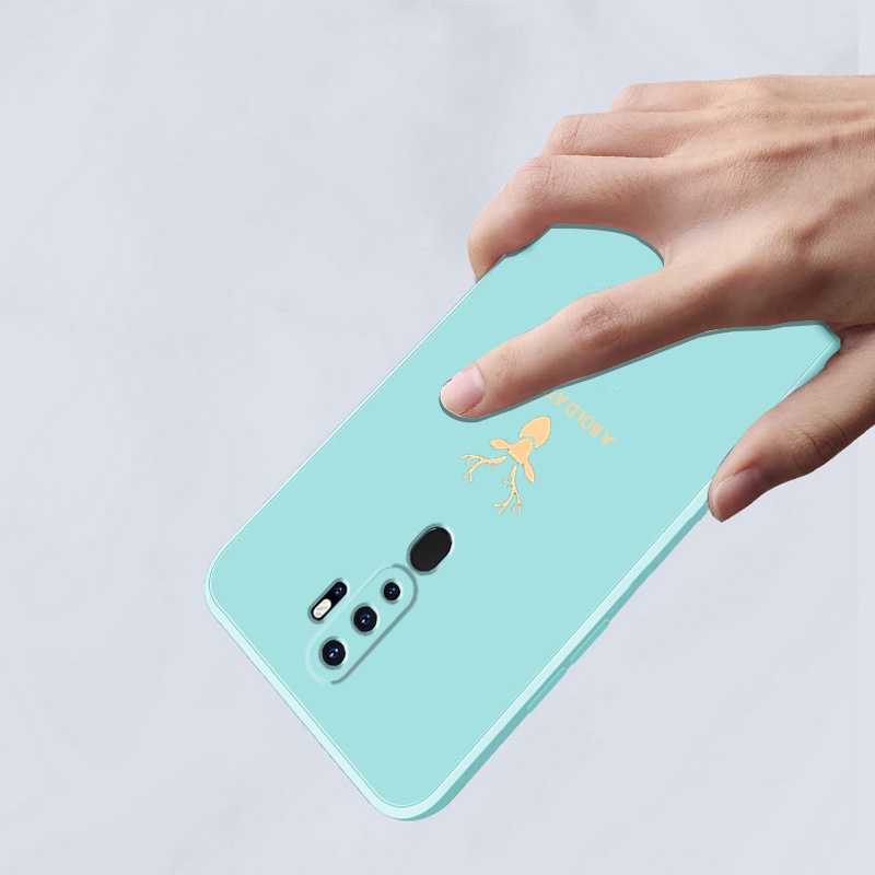 Ốp Điện Thoại Silicone Mềm Màu Trơn Bảo Vệ Cho oppo A5 2020 oppo a9 2020 Ylt01