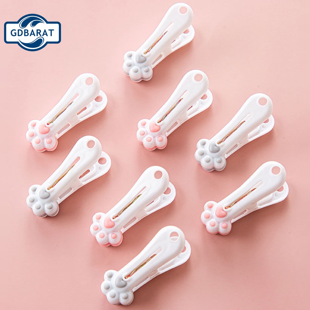 Kẹp quần áo bằng nhựa thiết kế dễ thương tiện dụng cho gia đình