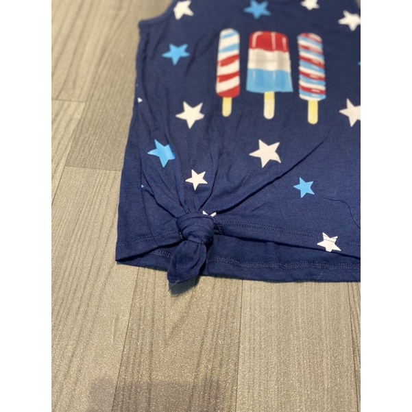 Áo ba lỗ bé gái hình que kem size 4/5-10/12y