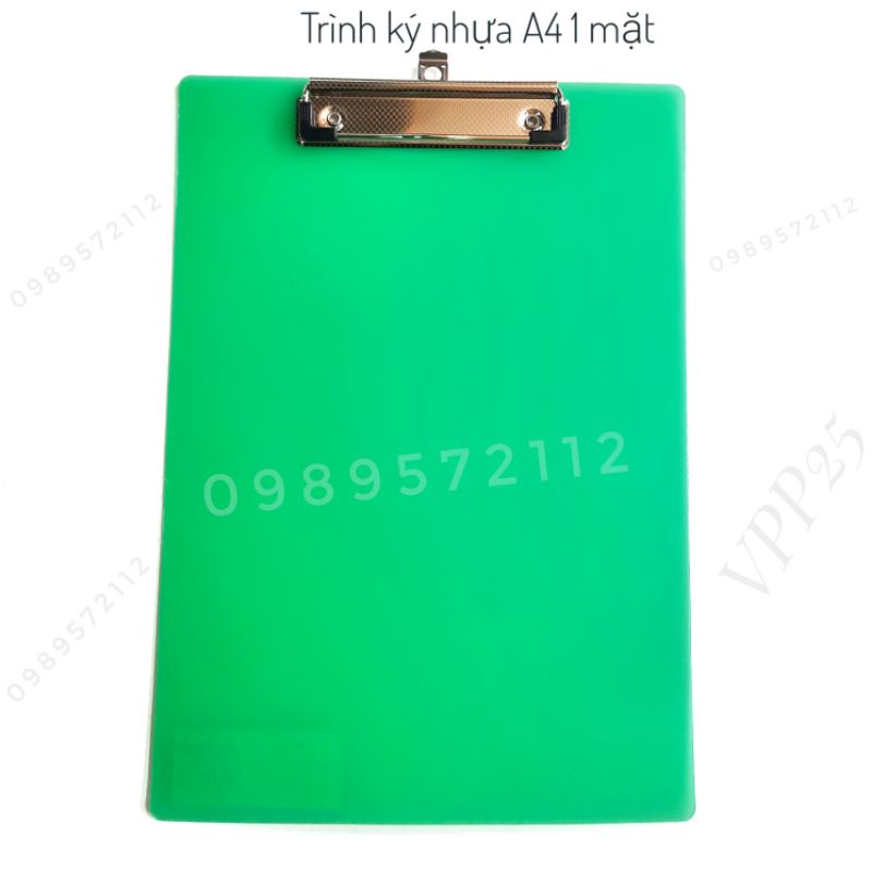 Trình ký nhựa A4,trình ký nhựa 1 mặt