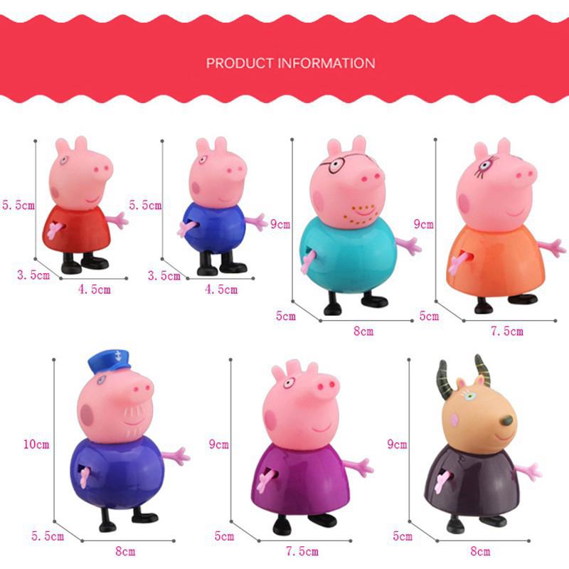 Set 21 Mô Hình Đồ Chơi Gia Đình Heo Peppa