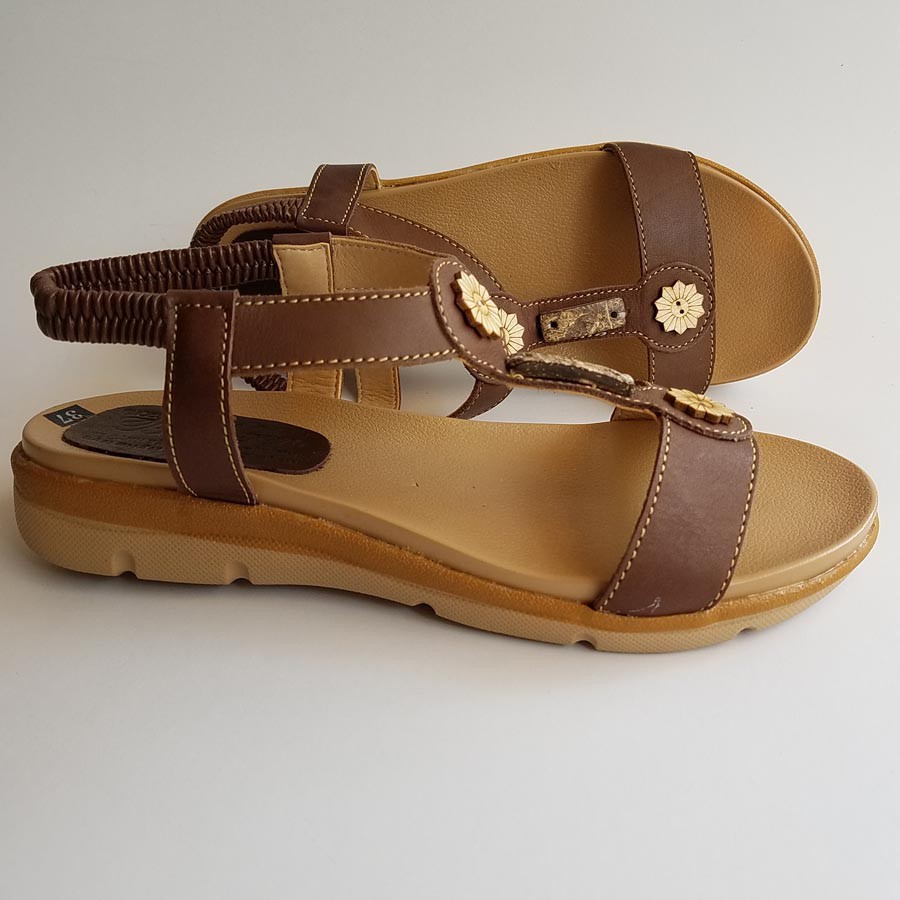 Giày Sandal Nữ BIGBEN Da Bò Thật Cao Cấp SDN34