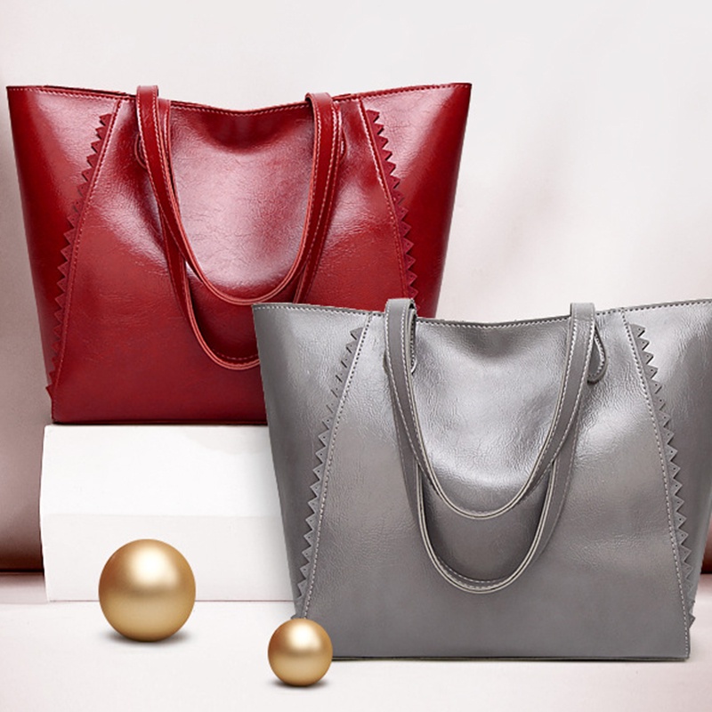 Túi Đeo Vai Chất Liệu Da Bóng Phong Cách Âu Mỹ Cổ Điển Thời Trang Cho Nữ