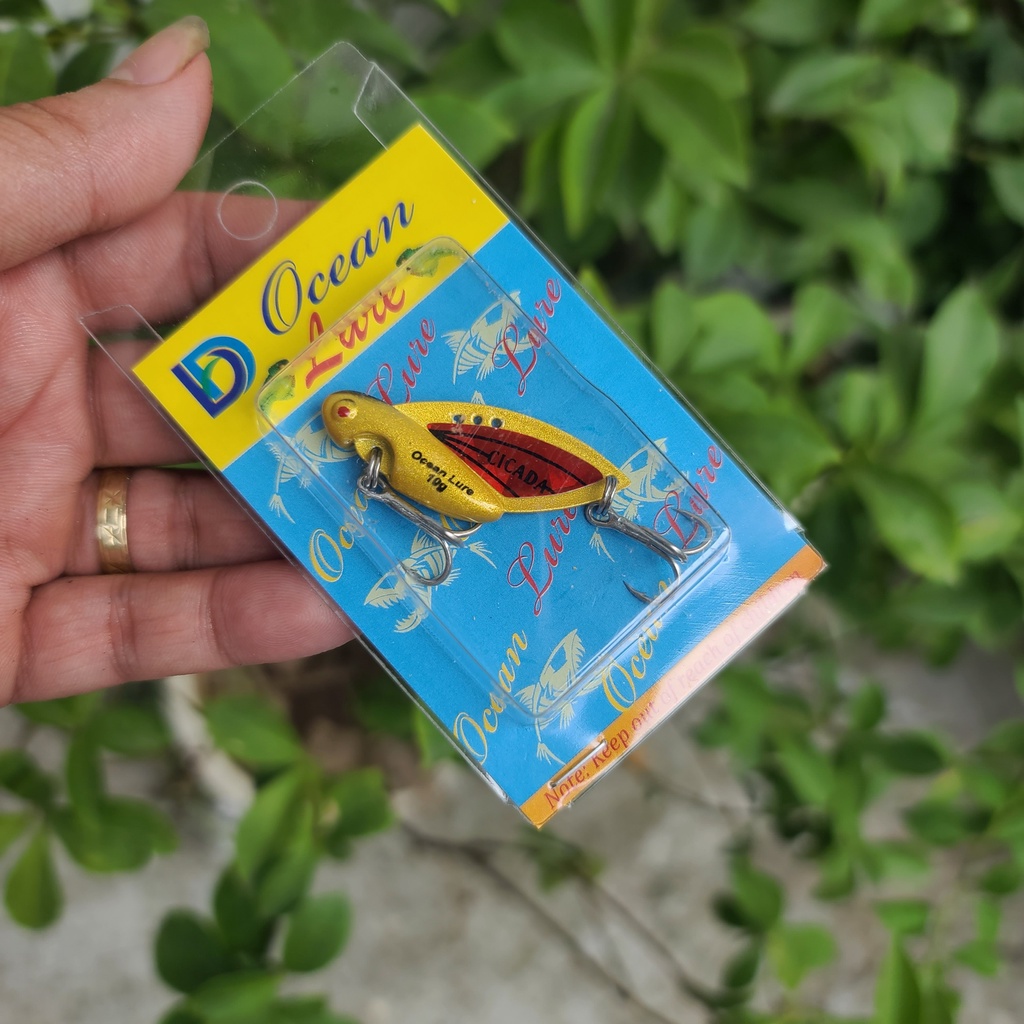 Mồi cá sắt mồi chìm Cicada Có Cánh Mỹ lưỡi BKK chắc khỏe, Mồi câu lure cá lóc, cá chẽm siêu nhạy