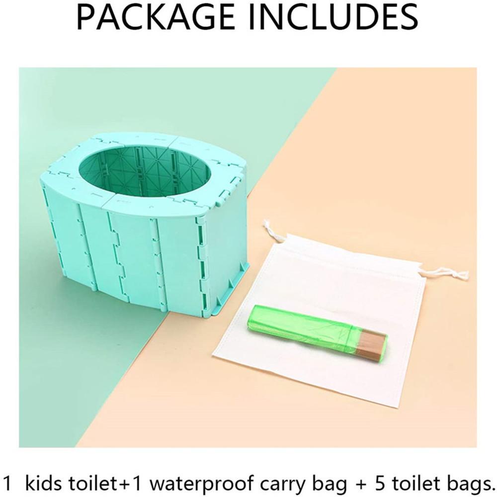 Bệ Ngồi Toilet Gấp Gọn Tiện Dụng Cho Du Lịch / Cắm Trại