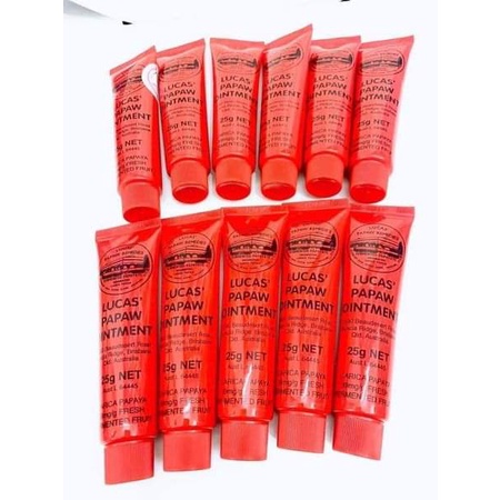 Kem Bôi Đa Năng Ngoài Da Đủ Đủ Lucas Papaw Ointment 25g Của Úc Phù Hợp Mọi Loại Da