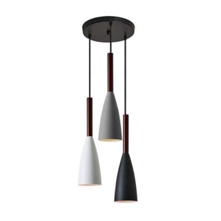 [Rẻ Nhất shopee]Đèn Thả 3 Chao - Tặng Kèm Bóng Led