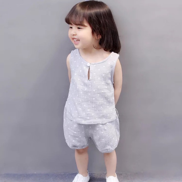 Bộ đũi mặc nhà cho bé