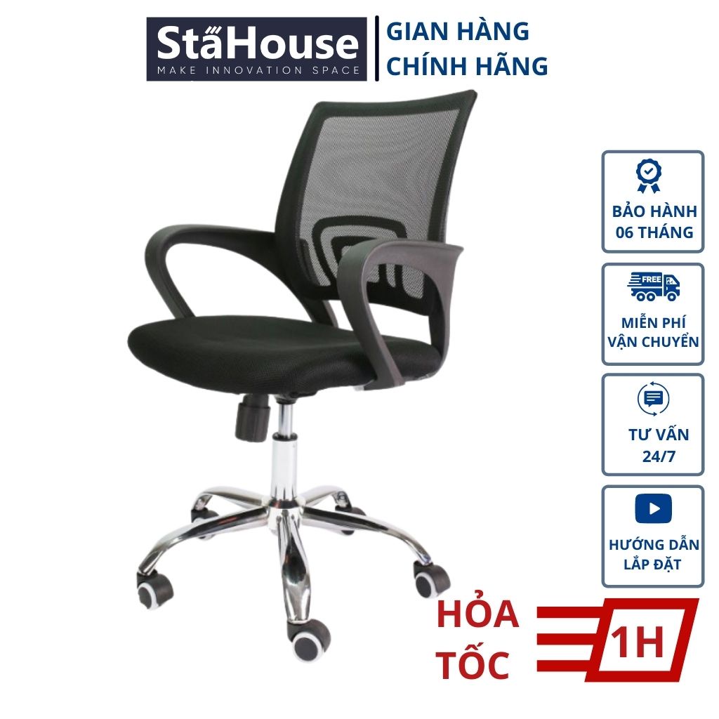 Ghế xoay văn phòng, làm việc và ngả lưng Stahouse. GVP405