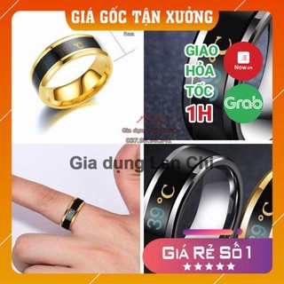 [Freeship] Nhẫn titan đổi màu theo theo nhiệt độ cơ thể, cảm biến nhiệt độ