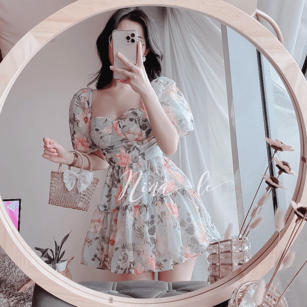đầm lụa voan công chúa tự tin khoe dáng hhp fashion