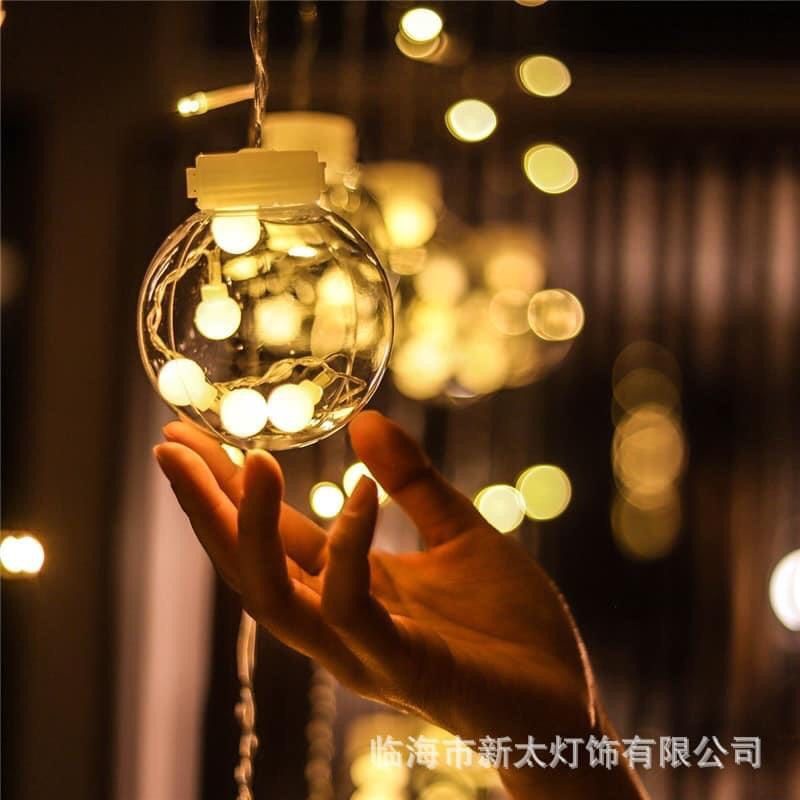 Đèn led chớp nháy dạng hình cầu - Đèn  LED Ngồm 12 bóng đèn