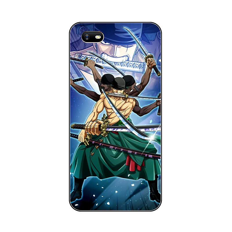 Ốp điện thoại mềm in One Piece Macro Luffy Roronoa Zoro thời trang cho OPPO A1K CPH1923 A 1K 6.1" OPPO Realme C2