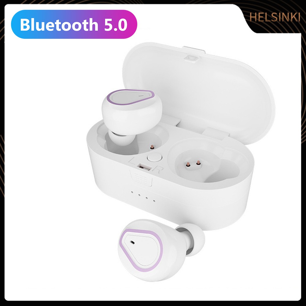 Tai Nghe Nhét Tai Hel + Tws Bluetooth 5.0 Chống Ồn Âm Thanh Hifi Kiểu Dáng Thể Thao