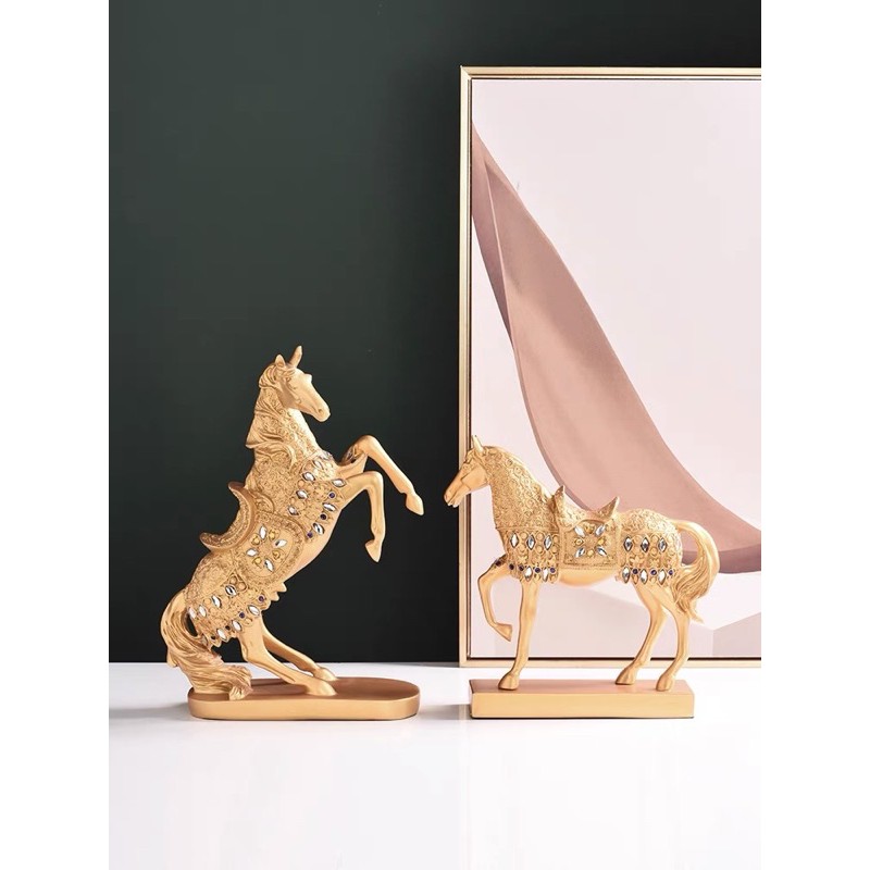 🐎Tượng Ngựa Phong Thủy🐎⚡Đồ Trang Trí Nội Thất Phòng Khách, Kệ treo, Bàn làm việc Đẹp Rẻ⚡F20Beauty💫🍁Phong cách hiện đại🍁 | BigBuy360 - bigbuy360.vn