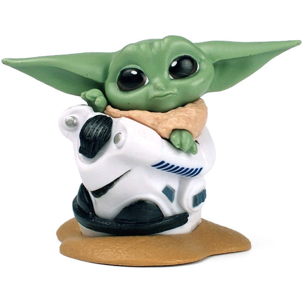 Set 6 mô hình đồ chơi nhân vật trong phim hoạt hình The Baby Yoda